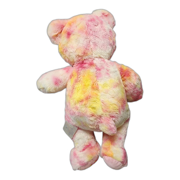 Build a Bear BABW Bear Dairy Queen Strawberry Blizzard Tye Dye Pink Yellow - Picture 2 of 8